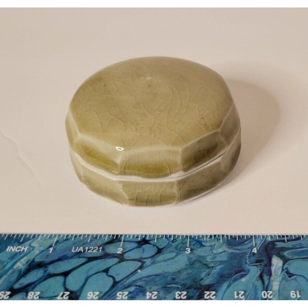 Elke Seefeldt Studio Pottery Trinket Box Signed‎